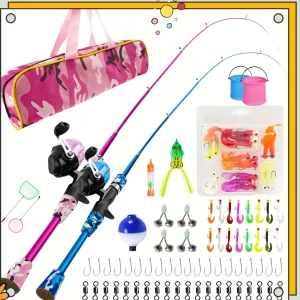 Children's fishing rod set