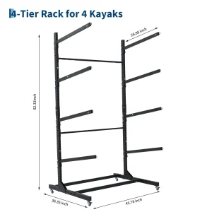 Freestanding Kayak Storage Rack