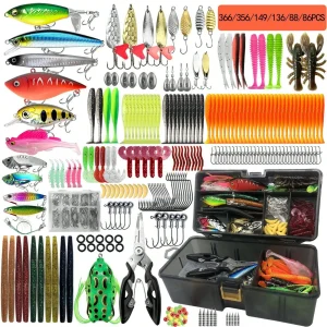Multi-Bait Fishing Tackle Set