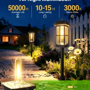 Solar Powered Pathway Lights