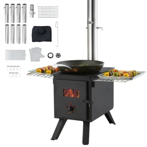 Alloy Steel Camping Tent Stove