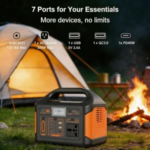 500W Portable Solar Power Station
