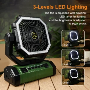 Rechargeable Battery Powered Fan